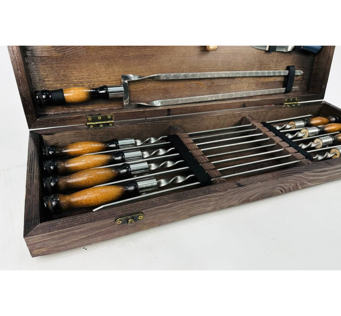 Набір шампурів у кейсі "Патріот"