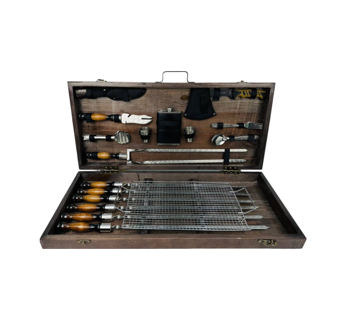 Набор шампуров в кейсе "Премиум" (большой)