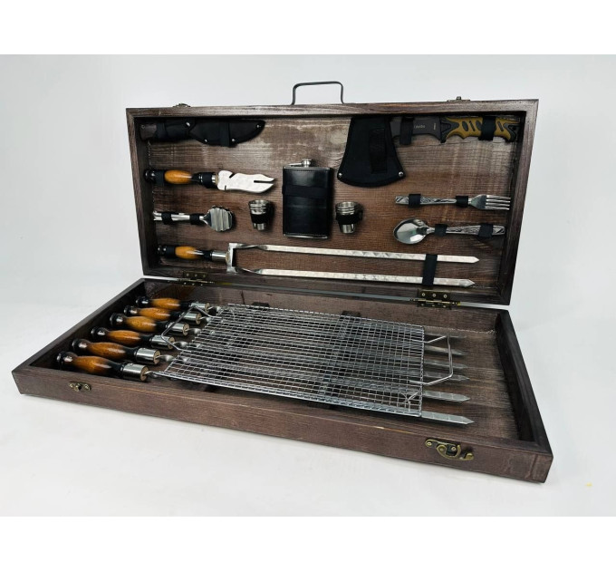 Набор шампуров в кейсе "Премиум" (большой)