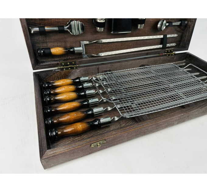 Набор шампуров в кейсе "Премиум" (большой)