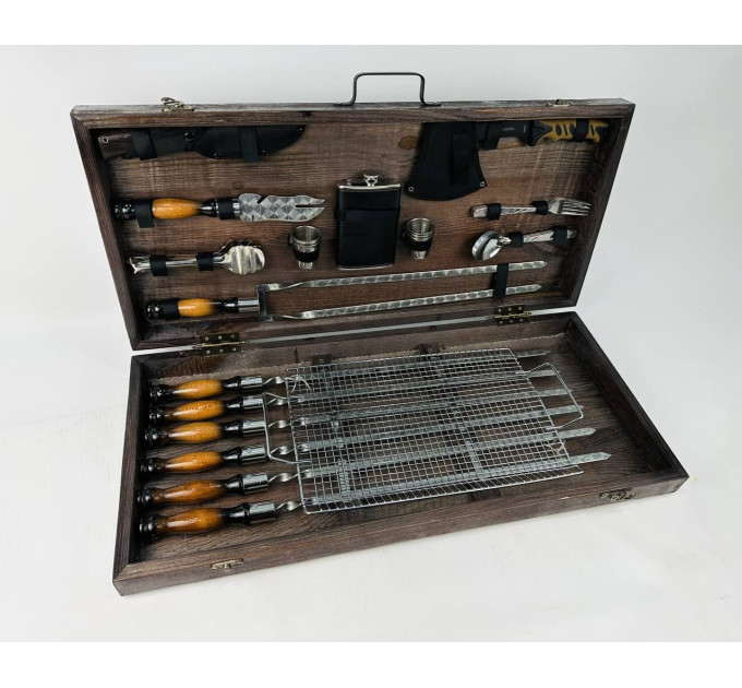 Набор шампуров в кейсе "Премиум" (большой)