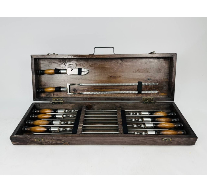 Набор шампуров в кейсе "Премиум" (маленький)