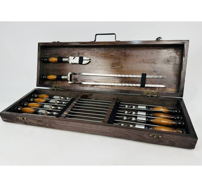 Набор шампуров в кейсе "Премиум" (маленький)