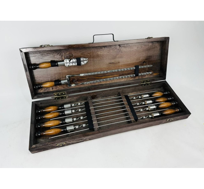 Набор шампуров в кейсе "Премиум" (маленький)