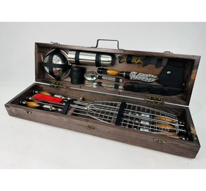 Набор шампуров в кейсе "Рыбак"