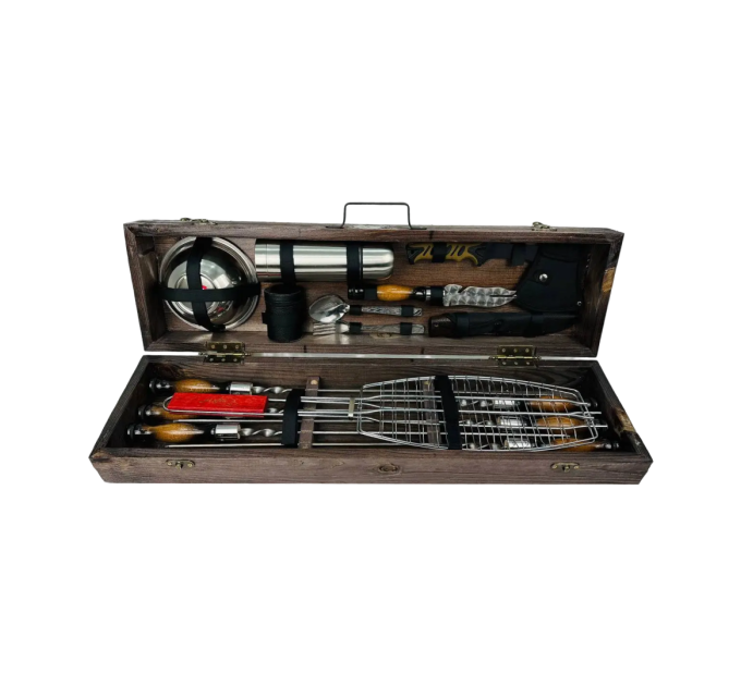 Набор шампуров в кейсе "Рыбак"