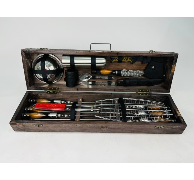 Набор шампуров в кейсе "Рыбак"