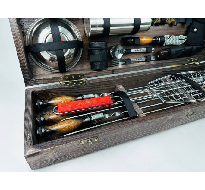 Набор шампуров в кейсе "Рыбак"