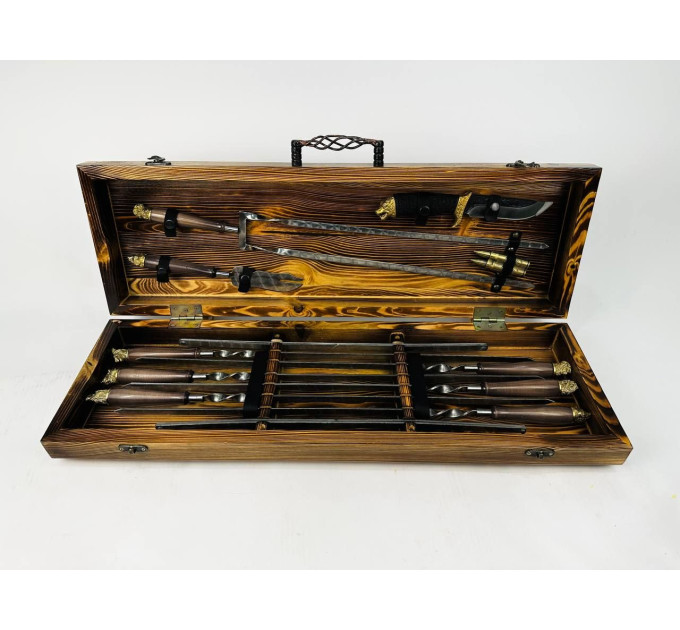 Набор шампуров в кейсе "Сафари-2"