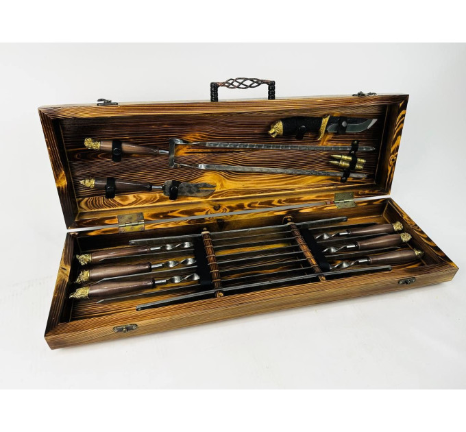 Набор шампуров в кейсе "Сафари-2"