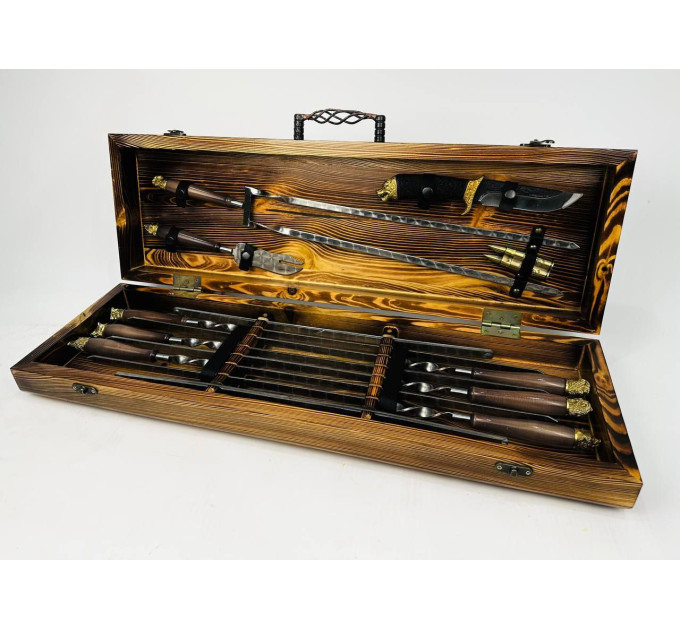 Набор шампуров в кейсе "Сафари-2"