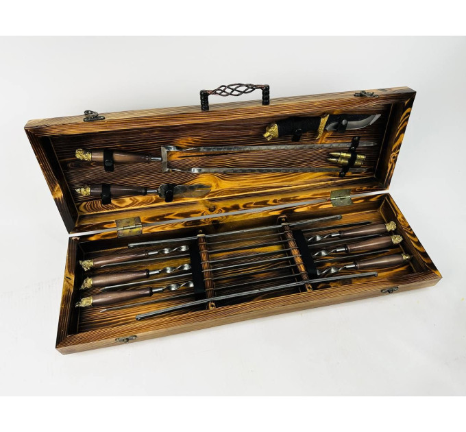 Набор шампуров в кейсе "Сафари-2"