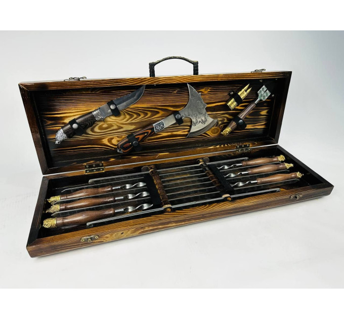 Набір шампурів у кейсі "Сафарі"