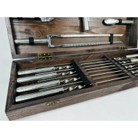 Набір шампурів у кейсі "Срібло-2"