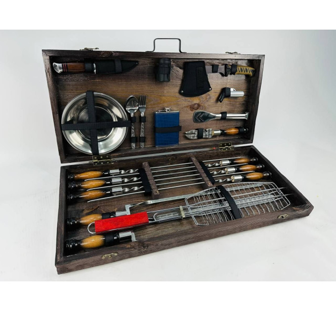 Набір шампурів у кейсі "Шашличник"