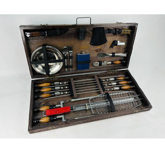 Набір шампурів у кейсі "Шашличник"