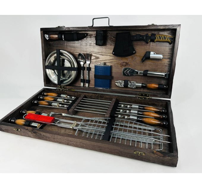 Набір шампурів у кейсі "Шашличник"