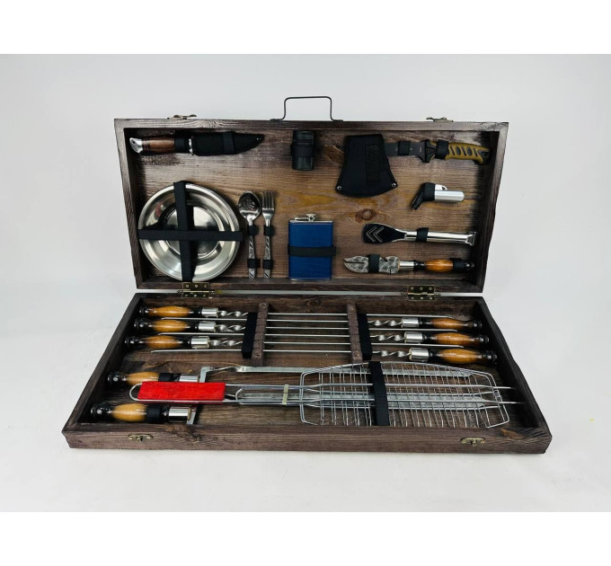 Набір шампурів у кейсі "Шашличник"