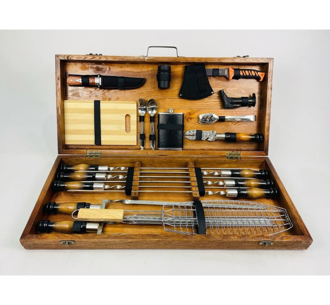 Набор шампуров в кейсе "Шашлычник Лайт"