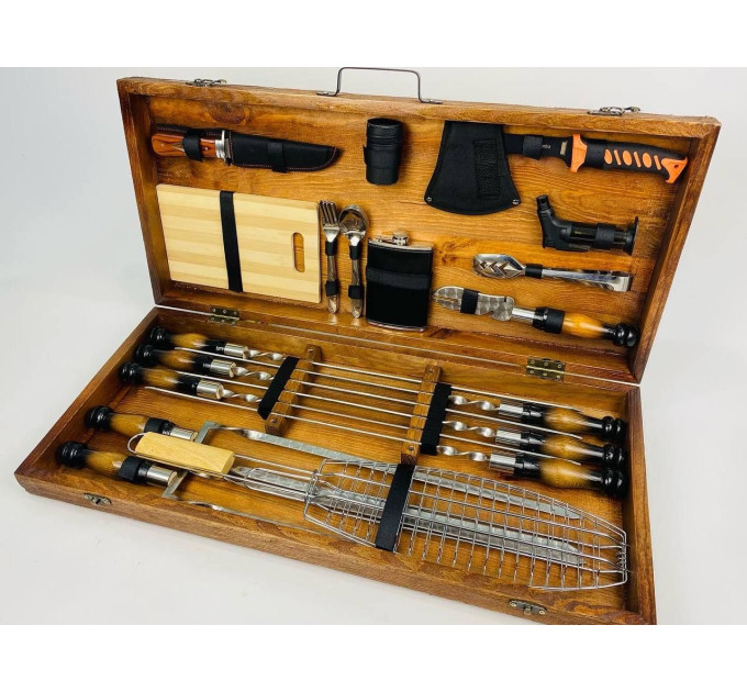 Набор шампуров в кейсе "Шашлычник Лайт"