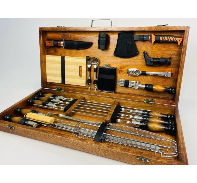 Набор шампуров в кейсе "Шашлычник Лайт"