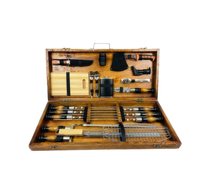 Набор шампуров в кейсе "Шашлычник Лайт"