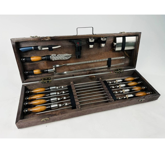 Набор шампуров в кейсе "Скиф"