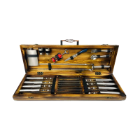 Набор шампуров в кейсе "Стальной"