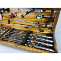 Набір шампурів у кейсі "Сталевий"