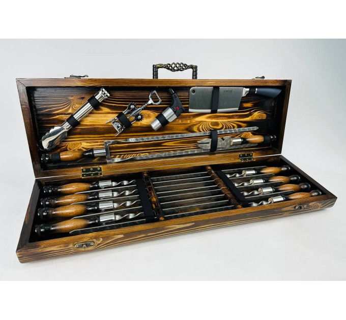 Набір шампурів у кейсі "Трофей LUX"