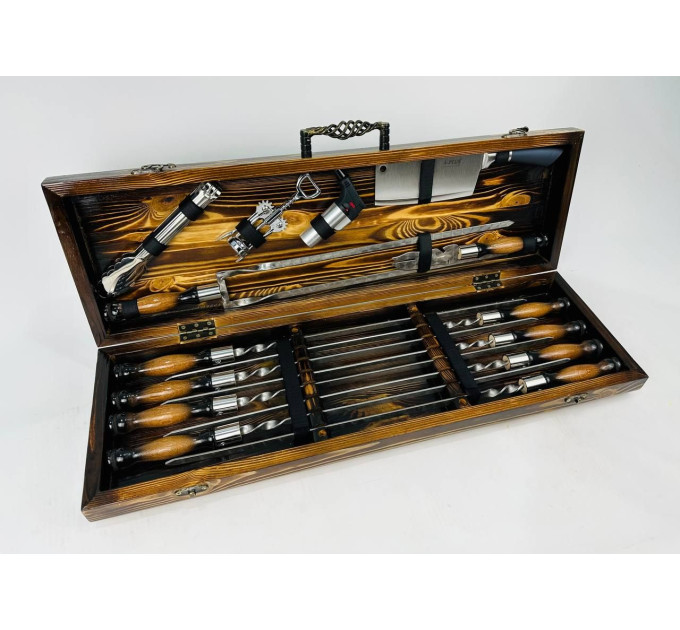 Набір шампурів у кейсі "Трофей LUX"