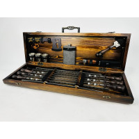 Набор шампуров в кейсе "Венге" Набор шампуров в кейсе "Венге"