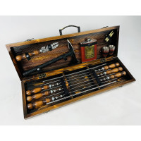 Набор шампуров в кейсе "Викинг" Набор шампуров в кейсе "Викинг"