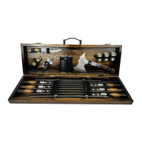 Набор шампуров в кейсе "Волк" Набор шампуров в кейсе "Волк"