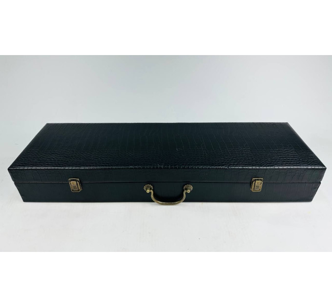 Набор шампуров в кожаном кейсе "VIP 6"