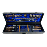 Набор шампуров в кожаном кейсе "VIP 7"