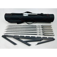 Набор шампуров в тубусе Классик