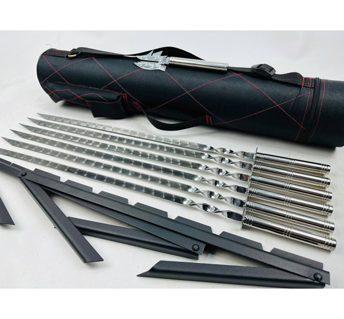 Набор шампуров в тубусе Классик