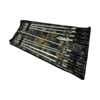 Набор в чехле "Блэк" (6 шт, двойной шампур, вилка нож) Набор в чехле "Блэк" (6 шт, двойной шампур, вилка нож)