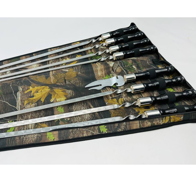 Набор в чехле "Блэк" (7 шт, вилка-нож)