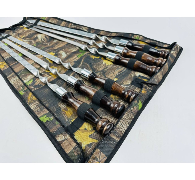 Набір шампурів для люля-кебаб у чохлі (кільце) (6 шт)