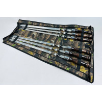 Набор шампуров для люля-кебаб в чехле (кольцо) (6 шт)