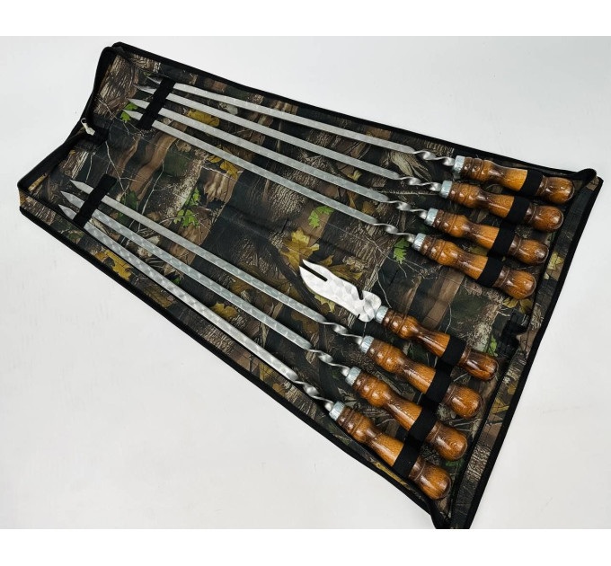 Набор в чехле "Кизляр" (7 шт, вилка-нож)