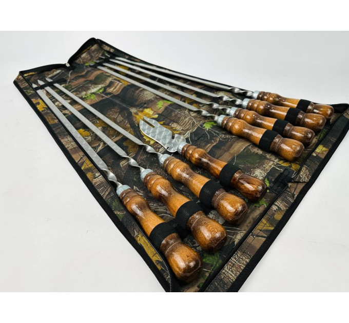 Набор в чехле "Кизляр" (7 шт, вилка-нож)