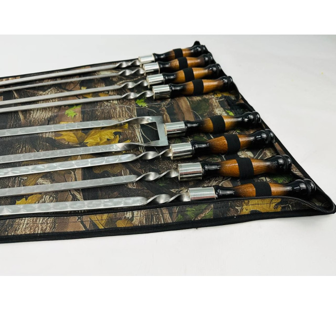 Набор в чехле "Премиум" (7 шт, двойной шампур)