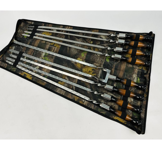 Набор в чехле "Премиум" (7 шт, двойной шампур)