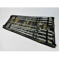 Набор в чехле "Серебро" (6 шт, двойной шампур, вилка для снятия) Набор в чехле "Серебро" (6 шт, двойной шампур, вилка для снятия)