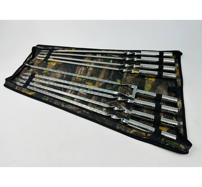 Набір у чохлі "Срібло" (7 шт, подвійний шампур)