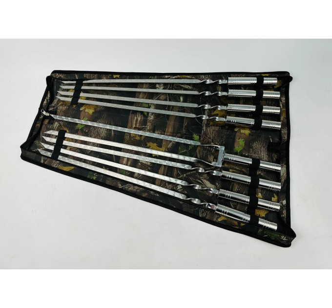 Набір у чохлі "Срібло" (7 шт, подвійний шампур)