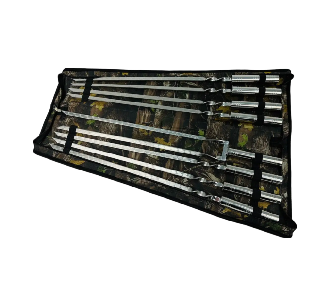 Набір у чохлі "Срібло" (7 шт, подвійний шампур)